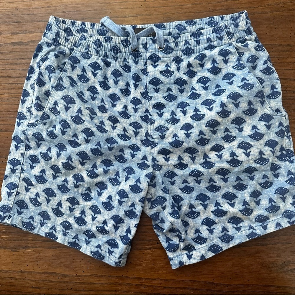 Jachs New York Men's Blue Patterned Swim Shorts
